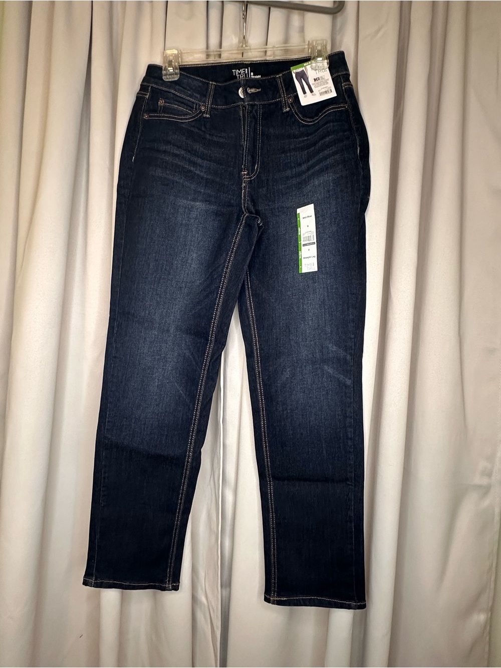 Time and Tru Dark Indigo Straight Leg Jeans